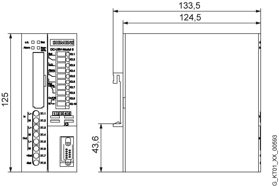 USV REG Offline 144VA 22-29V 50x125x125mm