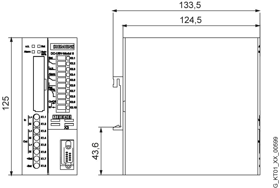 USV REG Offline 360VA 22-29V 50x125x125mm