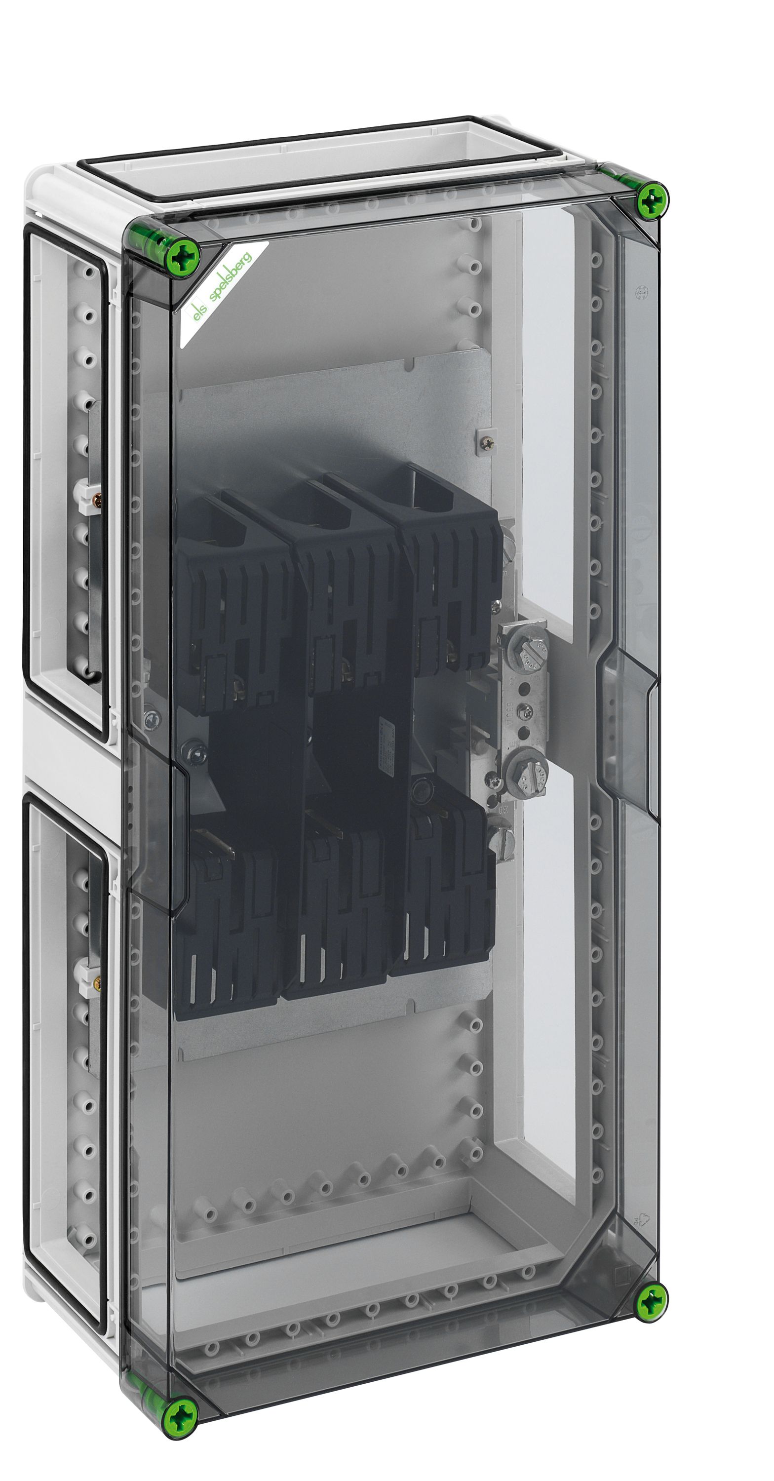 Sicherungsgehäuse 400A IP65 NH-Sich uni Kst Mit transparentem Deckel 1grp