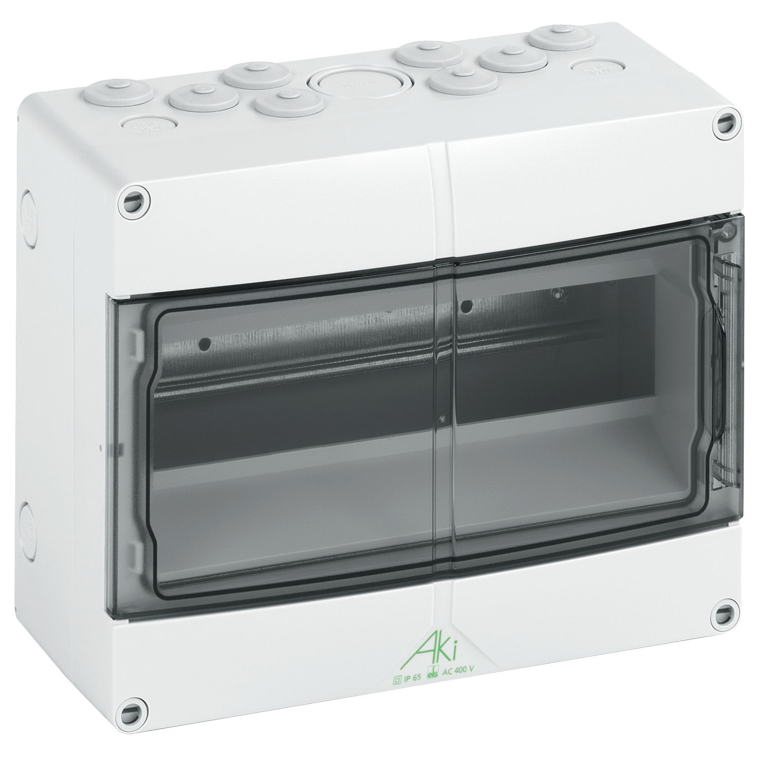 Kleinverteiler AP 1x12TE Kst IP65 REG 250x122x200mm