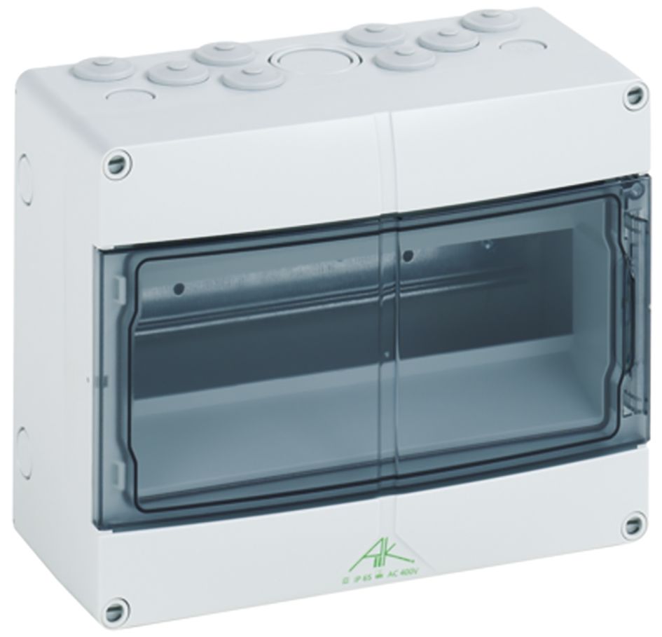 Kleinverteiler AP 1x12TE Kst IP65 REG 250x122x200mm
