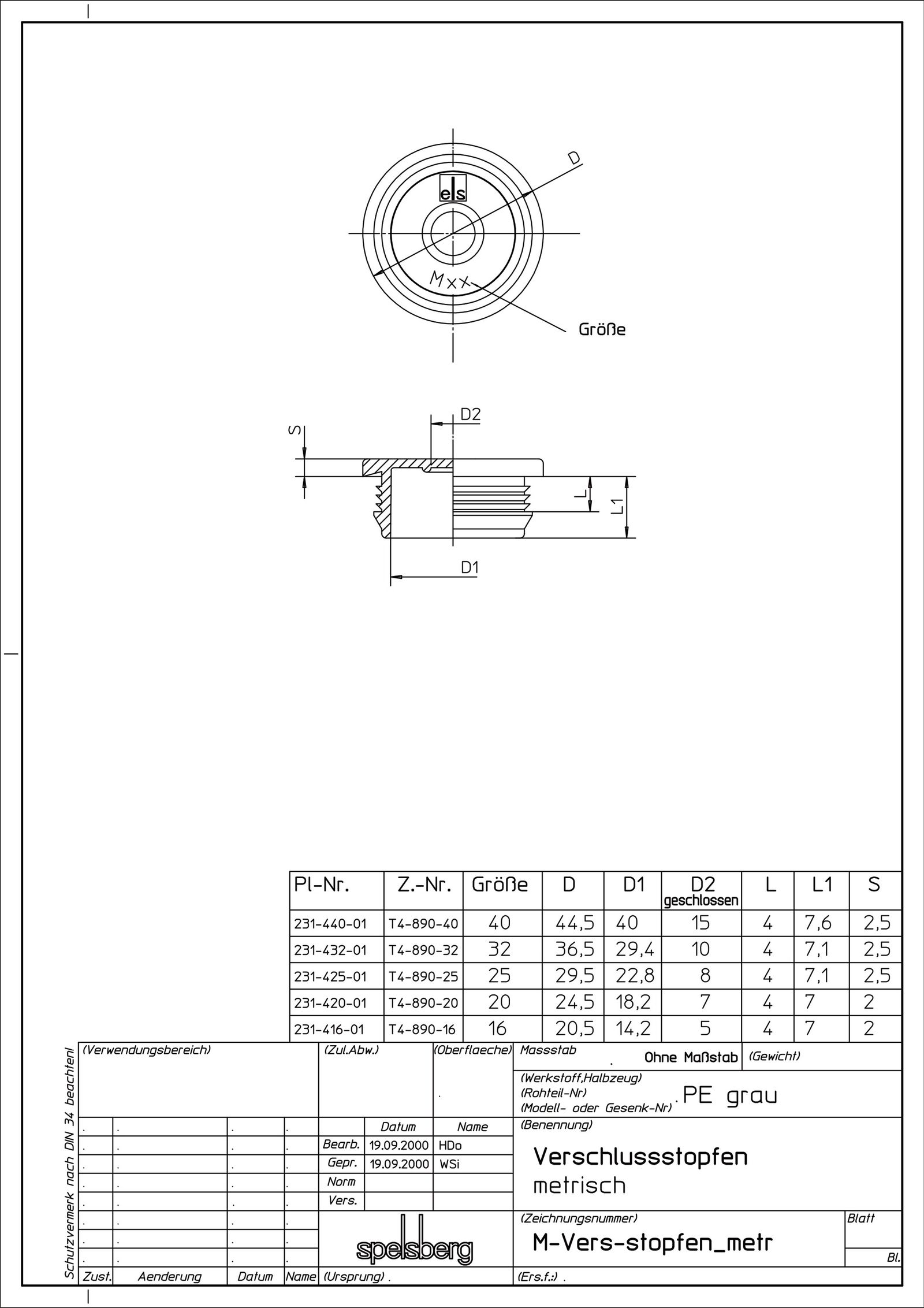Kabeleinsteckstutzen IP54 Ø20mm 8-13,5mm lgr hfr offen