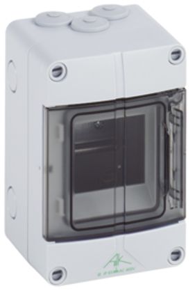 Kleinverteiler AP 1x3TE Kst IP65 REG 100x96x150mm