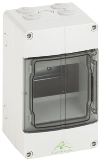 Kleinverteiler AP 1x5TE Kst IP65 REG 125x122x200mm