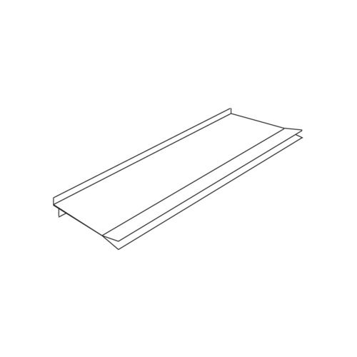 Trennwand LF-K 60mm Kst einleg Einzel sw RAL9005 hfr unbeh