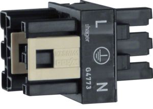 H-Verteiler PA 1Eing 3p 2Ausg 250V IP20 Polyamid (PA) hfr 85°C