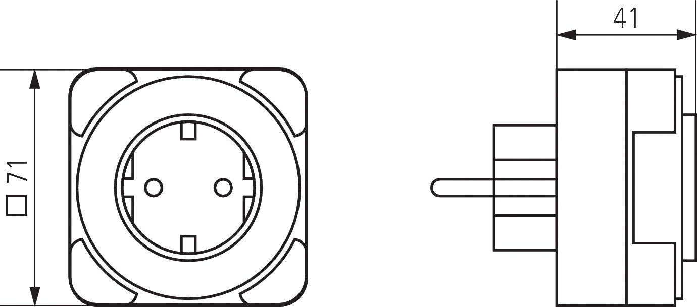 Steckdosenschaltuhr IP20 Tage-/Wochen analog 230V 16A 120min