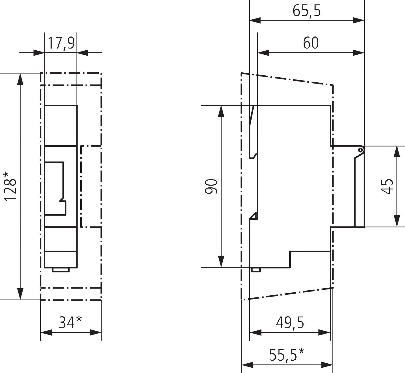Schaltuhr mech 230VUC REG 1kan Schließ 72h 24h 24 h Programm 1TE