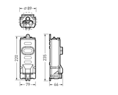 Kabelübergangskasten gr 5x16qmm