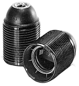 Edisonfassung ws E27 M10x1 Kst M10 x 1,0 Schraubbef
