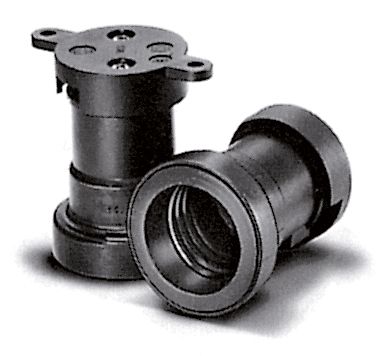 Illuminationsfassung sw E27 Kst Schraubbef