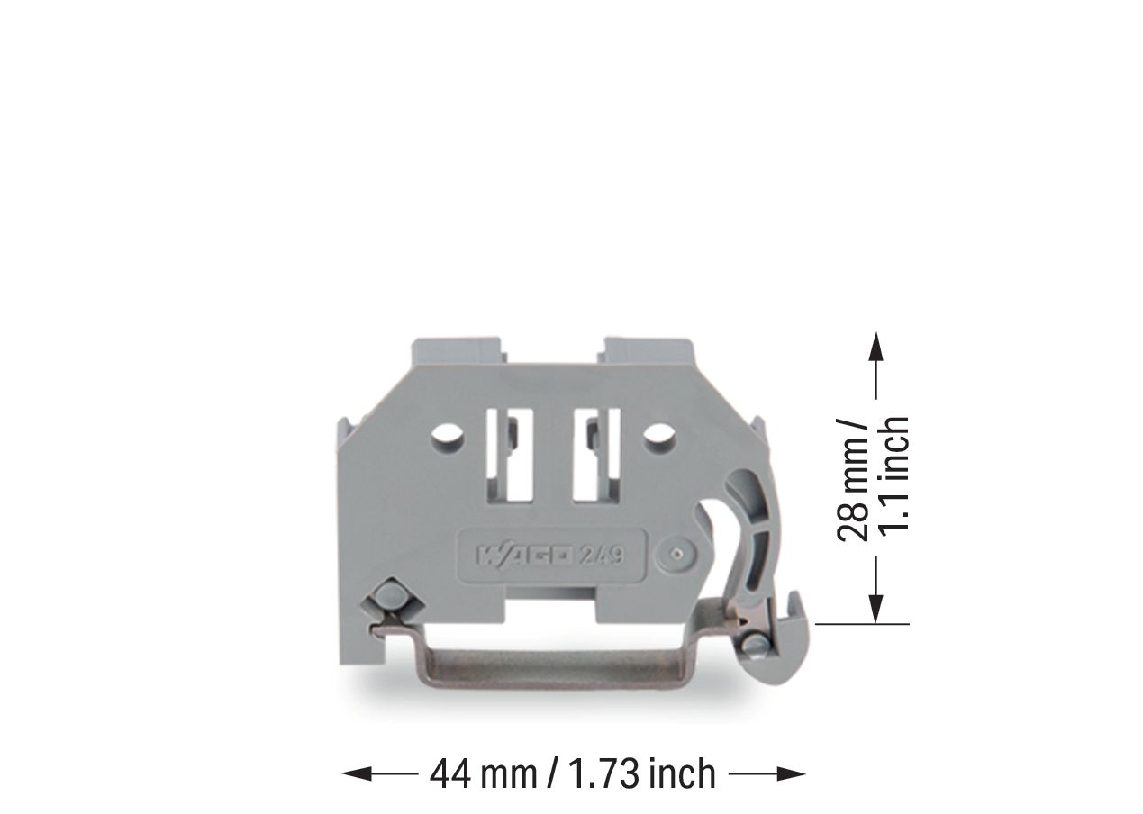 Endklammer/halter Kst Serie 249 TS35 Hutschiene TH35 schraublos