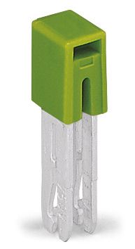 Querverbinder 2p gn/ge Serie 284 steckb isol 57A m.Berührungss