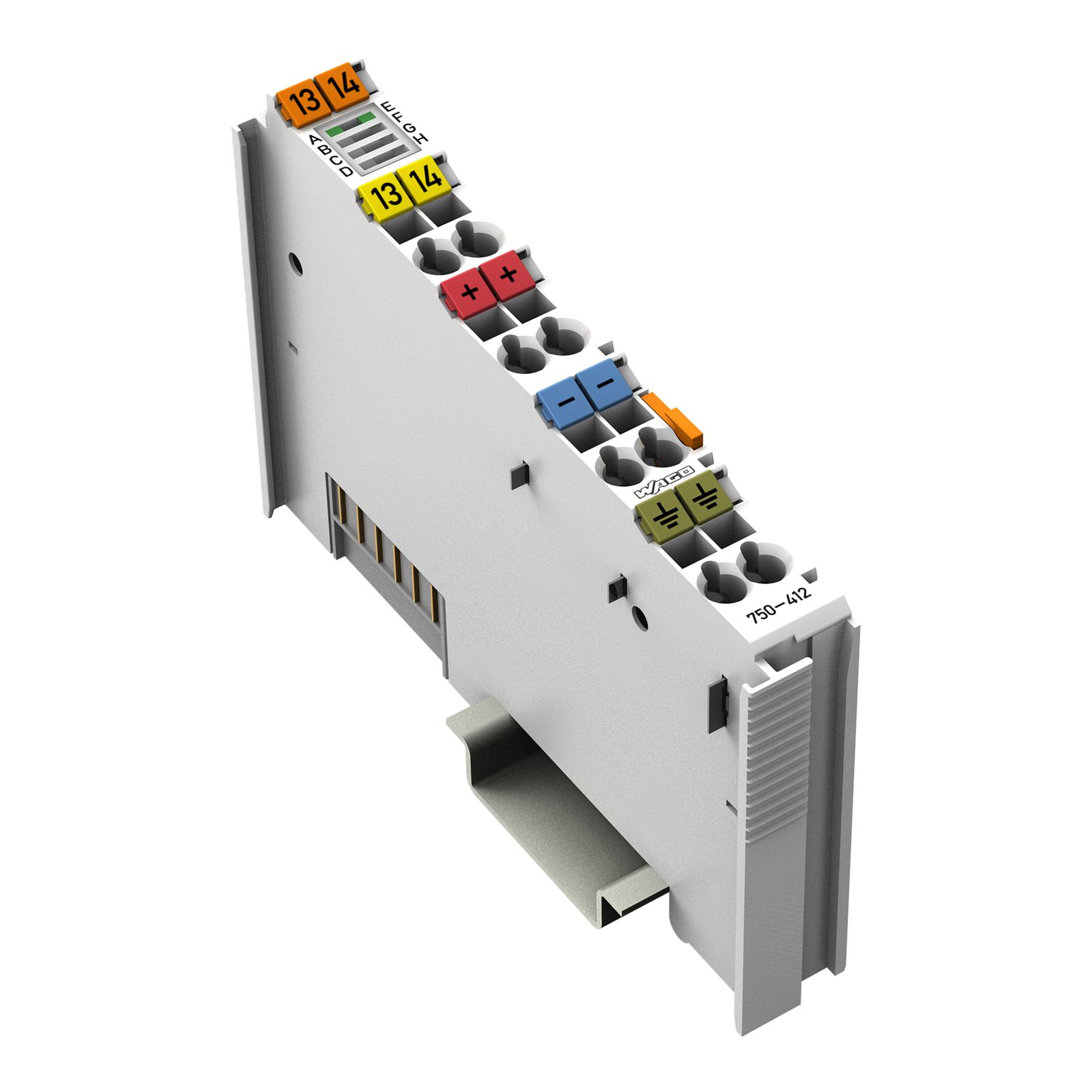Digital I/O-Modul DC Serie 750 48V 2Eing Federzugans