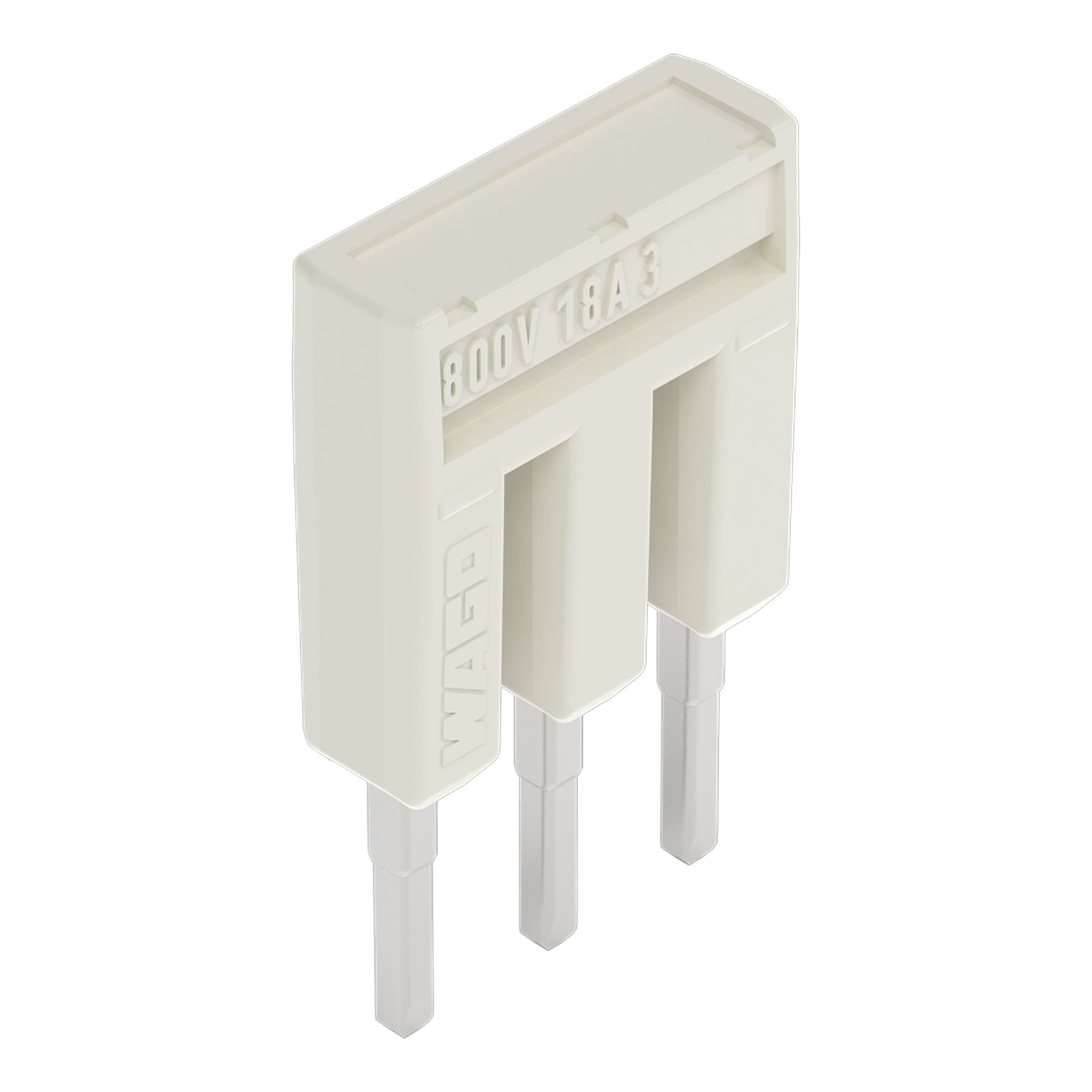 Querverbinder 3p Serie 2001 steckb isol 18A m.Berührungss