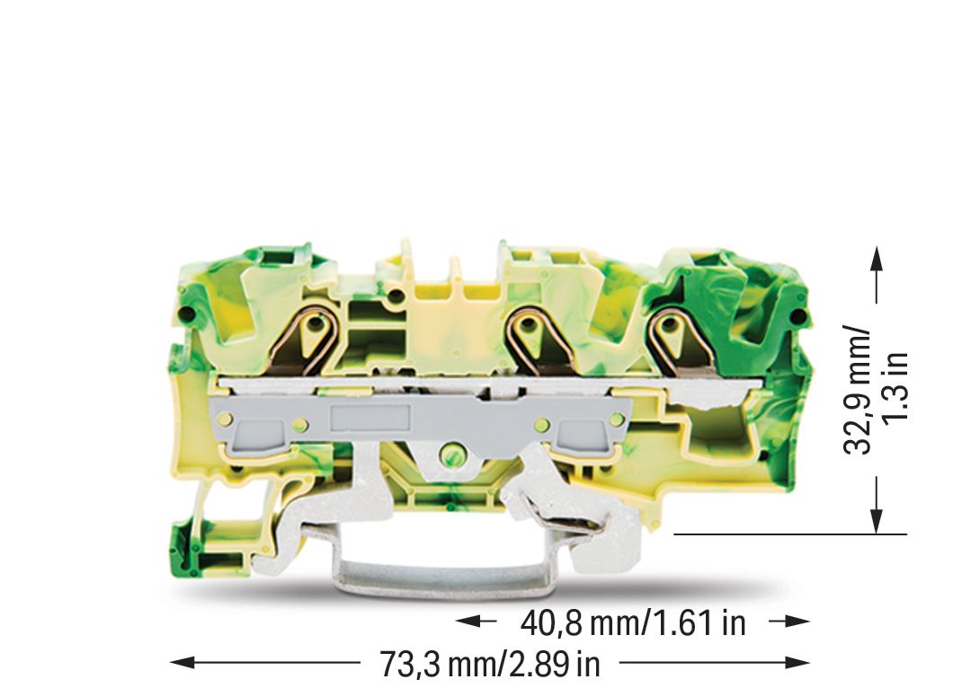 Schutzleiter-Reihenklemme Serie 2006 0,5-10qmm gn/ge 1Etage APL_erf.