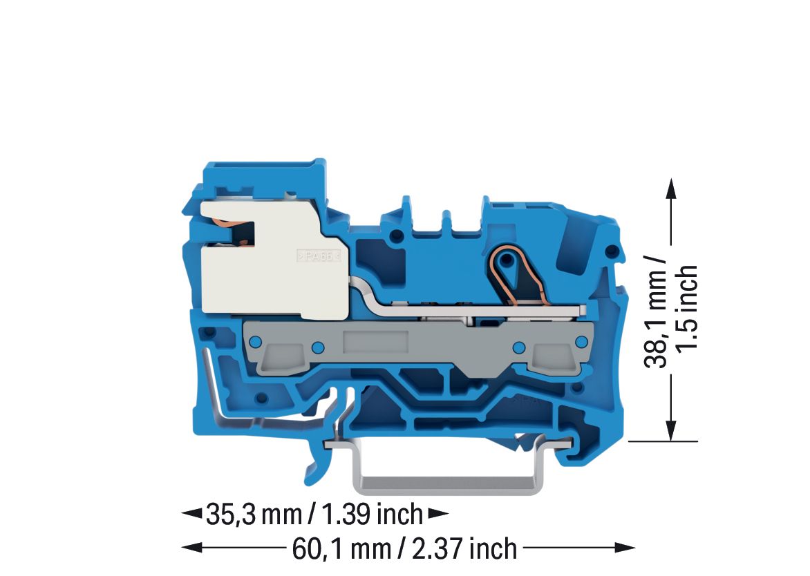 Trennreihenklemme bl Serie 2006 1Etage 0,5-10qmm 51A APL_erf.