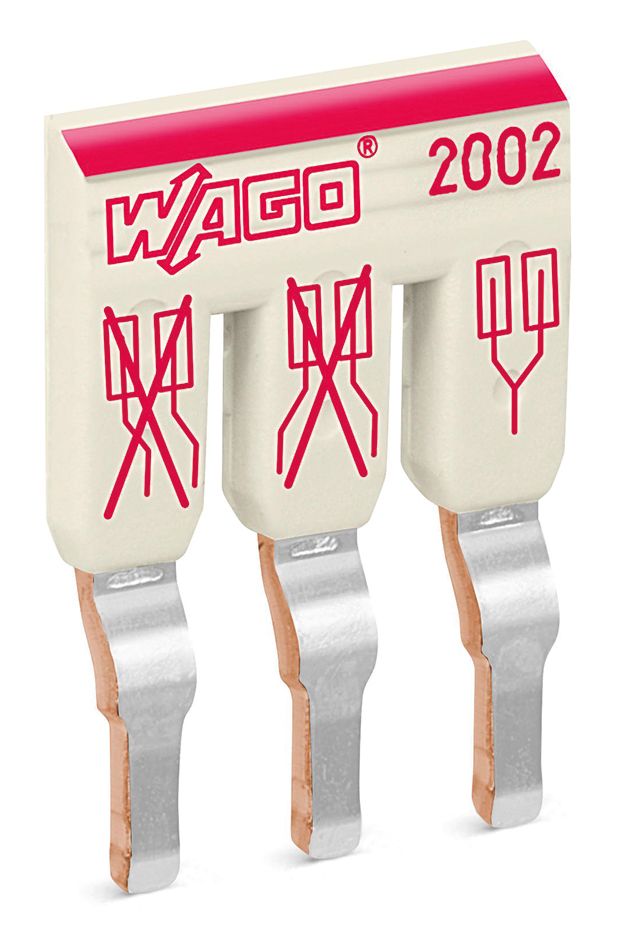 Schachtelverbinder 3p Serie 2002 steckb isol 25A m.Berührungss