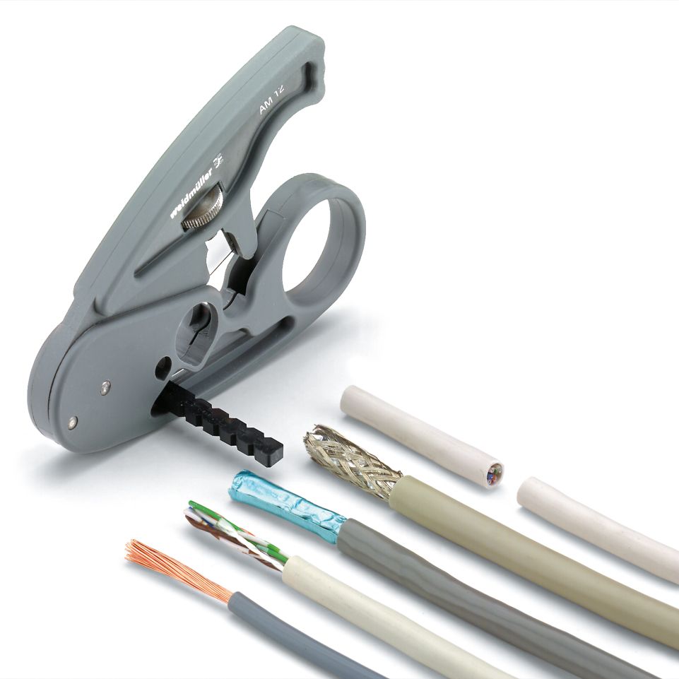 Abisolierwerkzeug Ø0,5-12mm 4qmm Kerbtiefe einst Längsschn Rundschn