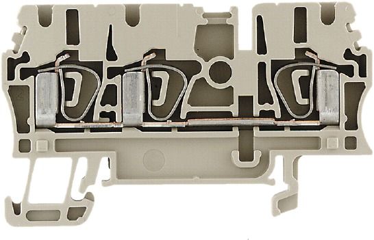Reihenklemme 0,5-4qmm 1Etage 3kl bg 24A TS35 Hutschiene TH35