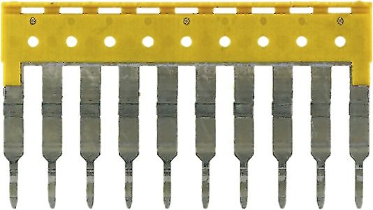 Querverbinder 10p ge steckb isol 24A m.Berührungss