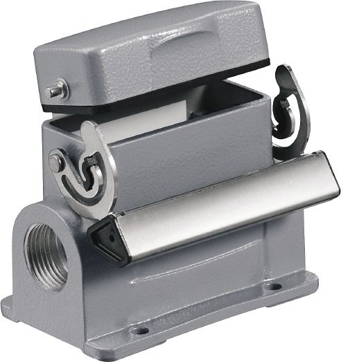 Sockelgehäuse Längsbügel Alu Klappd IP66 80x69,5x75,9mm seitl