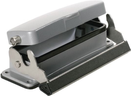 Anbaugehäuse Längsbügel Alu Klappd IP66 143x47x99mm oben