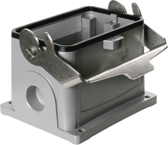 Sockelgehäuse Längsbügel Alu IP66 seitl 143x100x151,2mm