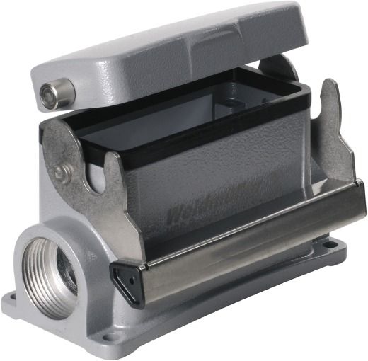 Sockelgehäuse Längsbügel Alu Klappd IP66 117x82x99,5mm seitl