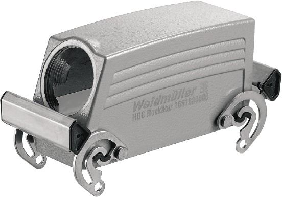 Tüllengehäuse Querbügel Alu IP66 seitl 163x61x55mm