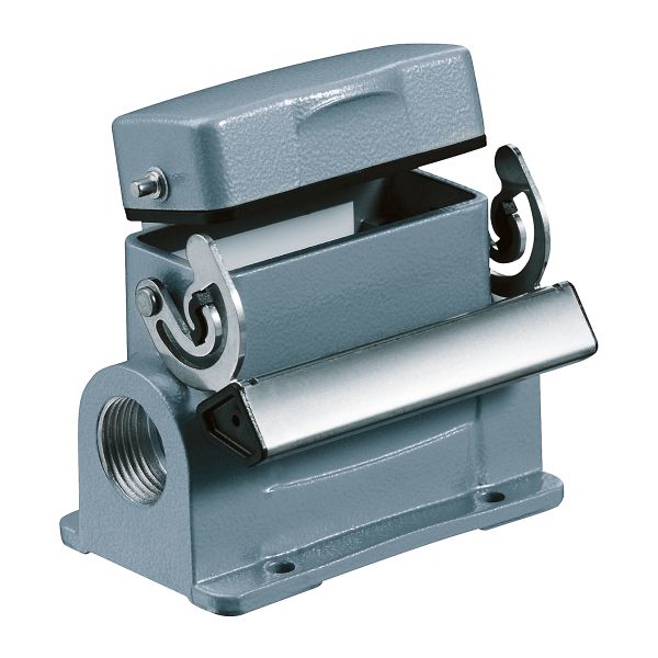 Sockelgehäuse Längsbügel Alu Klappd IP66 80x69,5x75,9mm seitl