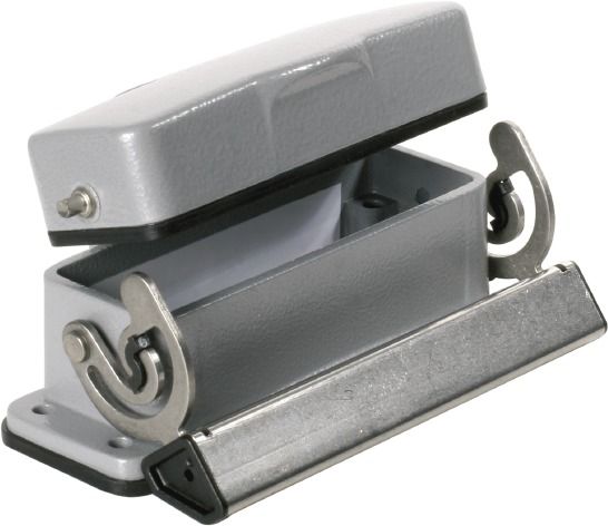 Anbaugehäuse Längsbügel Alu Klappd IP66 98x44,5x75,9mm oben