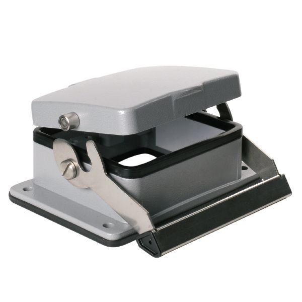 Anbaugehäuse Längsbügel Alu Klappd IP66 126,6x55x143,3mm oben