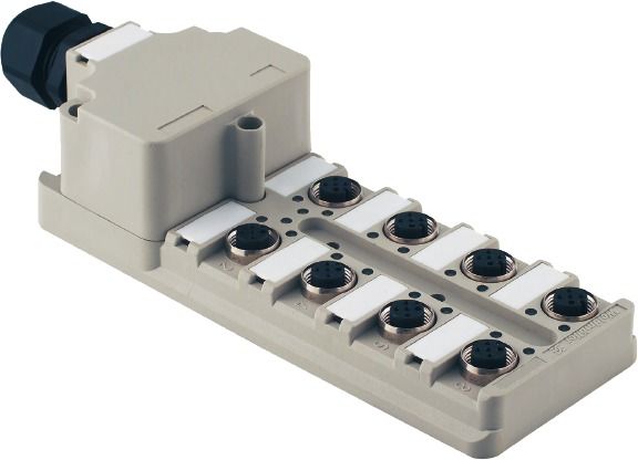 Verteiler Sensor/Aktor 8Steckpl 5p 30V M12 0,08-1,5qmm