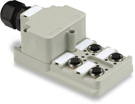 Verteiler Sensor/Aktor 4Steckpl 4p 30V M12 0,08-1,5qmm