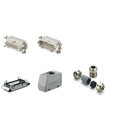 Steckverbinder Set IndSt 16p, Met.