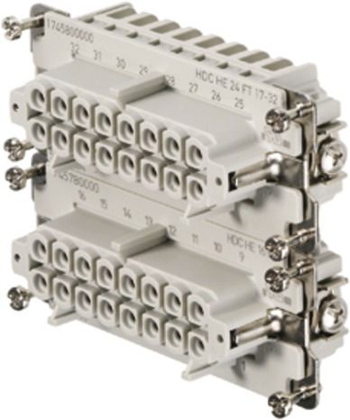 Kontakteinsatz Buchse 32p Federzug 16A 500V 0,5-2,5qmm