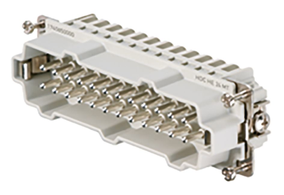 Kontakteinsatz Stift 24p Federzug 24A 500V 0,5-4qmm