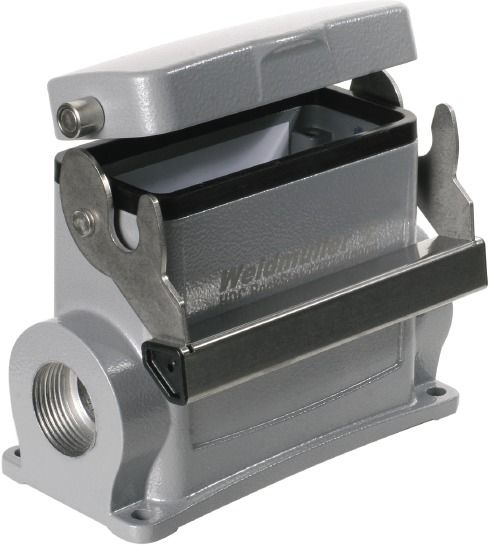 Sockelgehäuse Längsbügel Alu Klappd IP66 117x102x99,5mm zweis