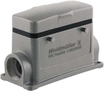 Sockelgehäuse Querbügel Alu Klappd IP66 117x82x77,5mm zweis