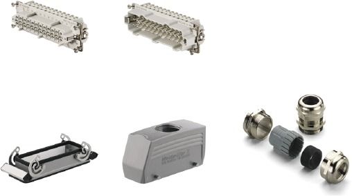 Steckverbinder Set IndSt 500V, B8, 24p