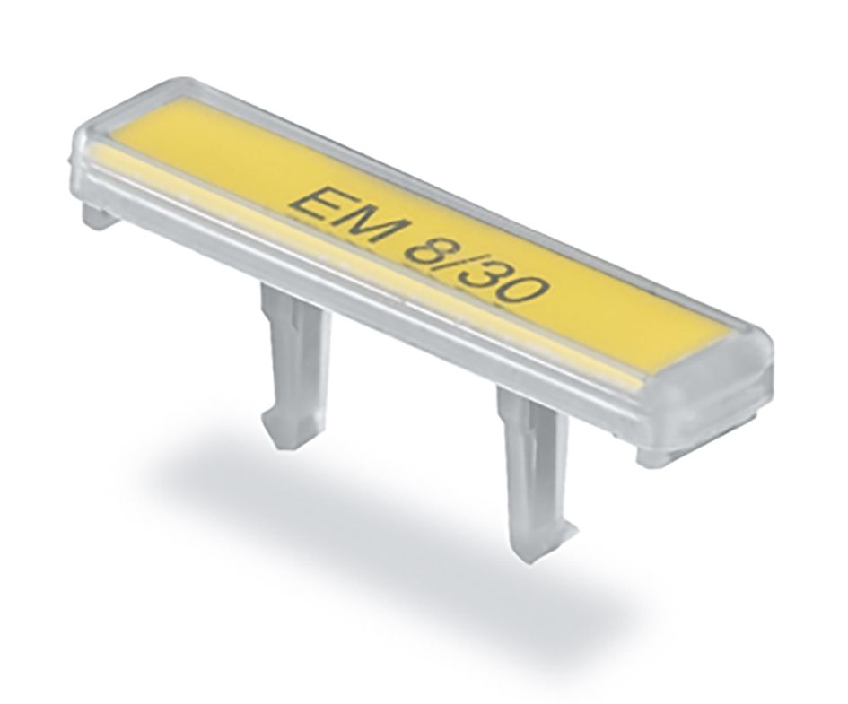 Klemmenmarkierung tra RM=30mm unbedr transp