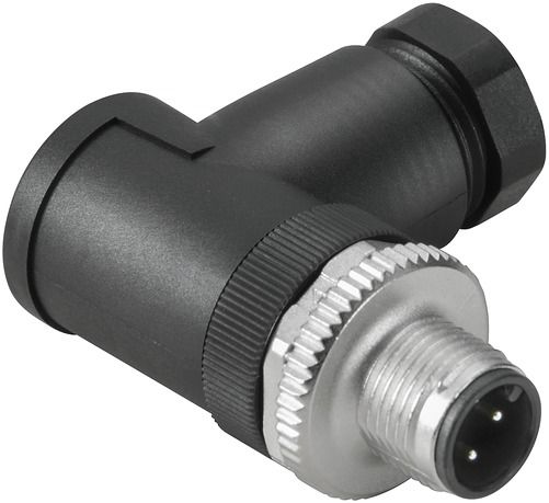 Rundsteckverbinder Stift 4A IP67 Schraub Zinn abgew