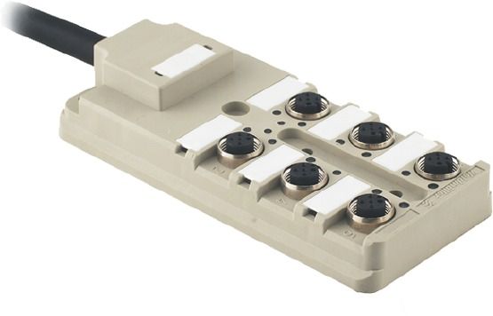 Verteiler Sensor/Aktor 6Steckpl 4p 30V M12