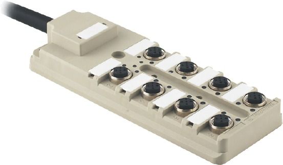 Verteiler Sensor/Aktor 8Steckpl 4p 30V M12