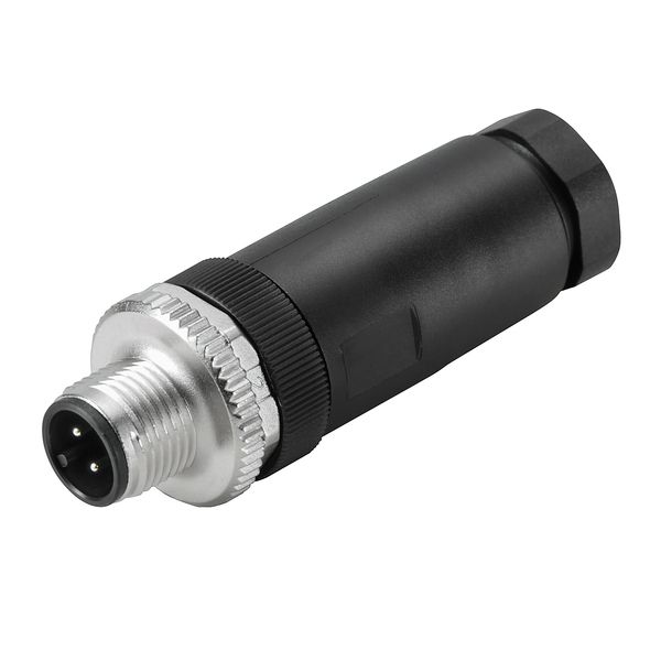 Rundsteckverbinder Stift 4A IP67 Schraub Zinn ger