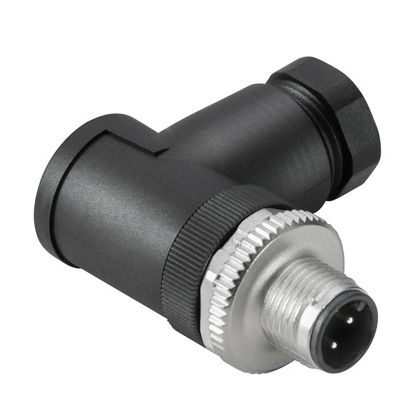Rundsteckverbinder Stift 4A IP67 Schraub Zinn abgew