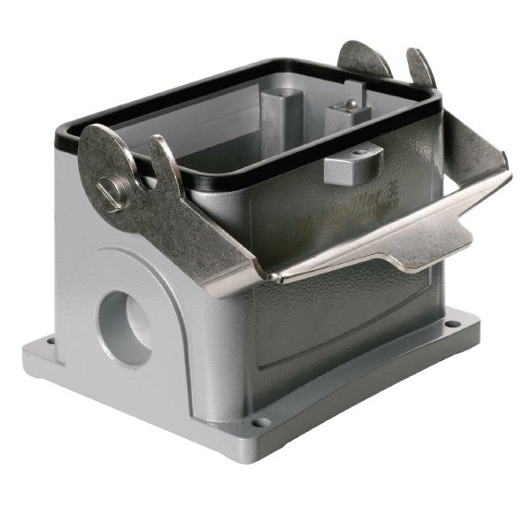 Sockelgehäuse Längsbügel Alu IP66 seitl 143x100x151,2mm
