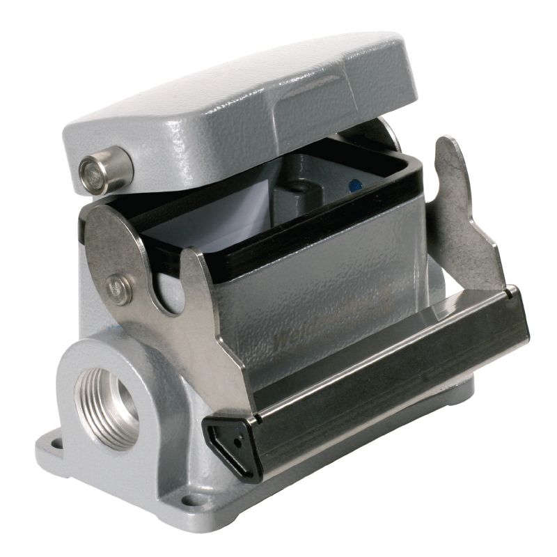 Sockelgehäuse Längsbügel Alu Klappd IP66 92,5x79,5x98,9mm seitl