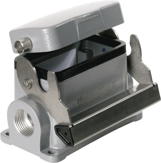 Sockelgehäuse Längsbügel Alu Klappd IP66 92,5x79,5x98,9mm seitl